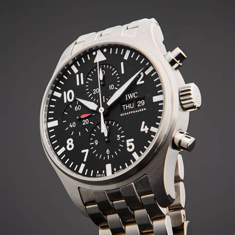 iwc pilot automatic chronograph.